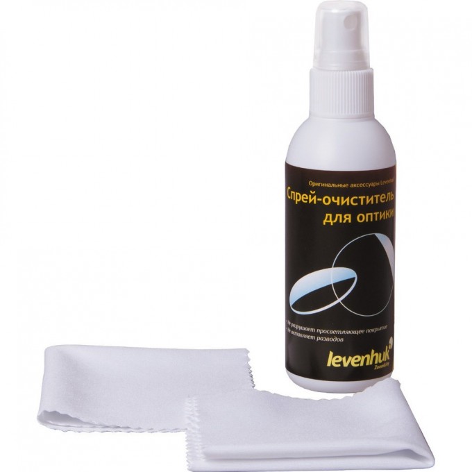 Набор для ухода за оптикой LEVENHUK (2 салфетки 15x15 см, спрей 95 мл) 10663 Набор для ухода за оптикой LEVENHUK (2 салфетки 15x15 см, спрей 95 мл) 10663