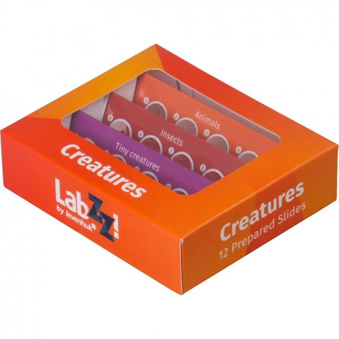 Набор микропрепаратов LEVENHUK LabZZ C12, существа 72868 Набор микропрепаратов LEVENHUK LabZZ C12, существа 72868