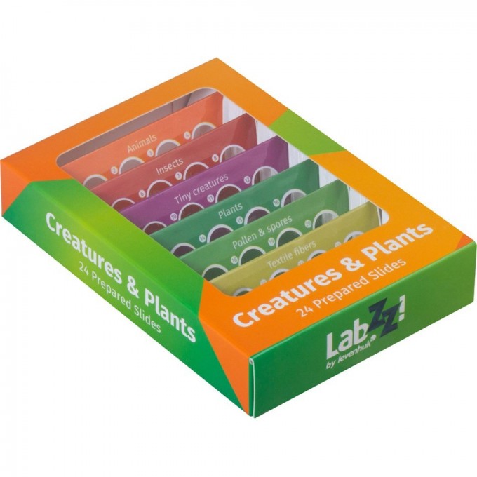 Набор микропрепаратов LEVENHUK LabZZ CP24, существа и растения 72870 Набор микропрепаратов LEVENHUK LabZZ CP24, существа и растения 72870