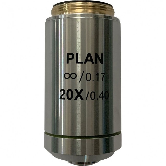Объектив планахроматический LEVENHUK MED 20x/беск 76076 Объектив планахроматический LEVENHUK MED 20x/беск 76076