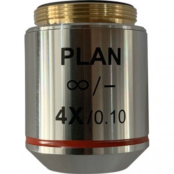 Объектив планахроматический LEVENHUK MED 4x/беск Объектив планахроматический LEVENHUK MED 4x/беск