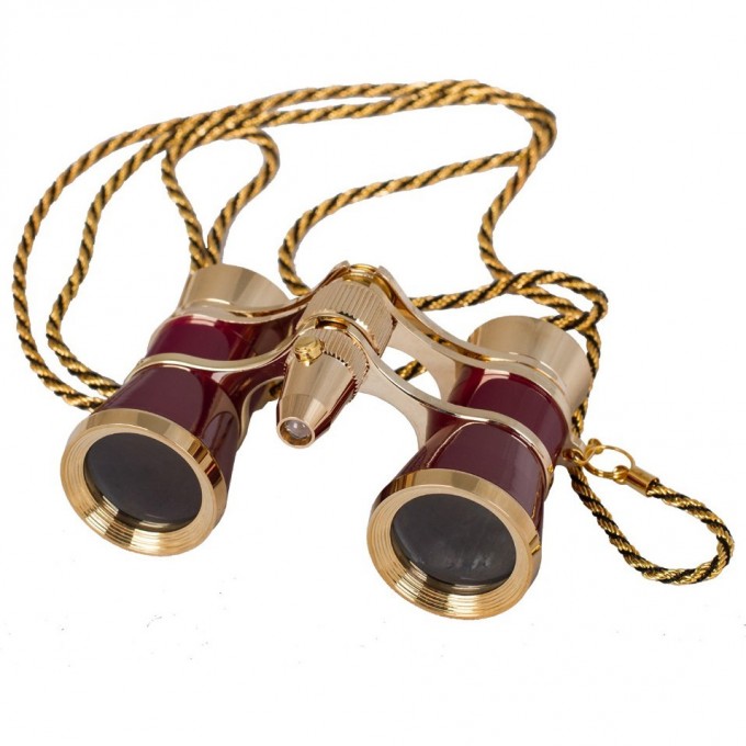 Бинокль LEVENHUK BROADWAY 325F с подсветкой и цепочкой красный 17782 Бинокль LEVENHUK BROADWAY 325F с подсветкой и цепочкой красный 17782