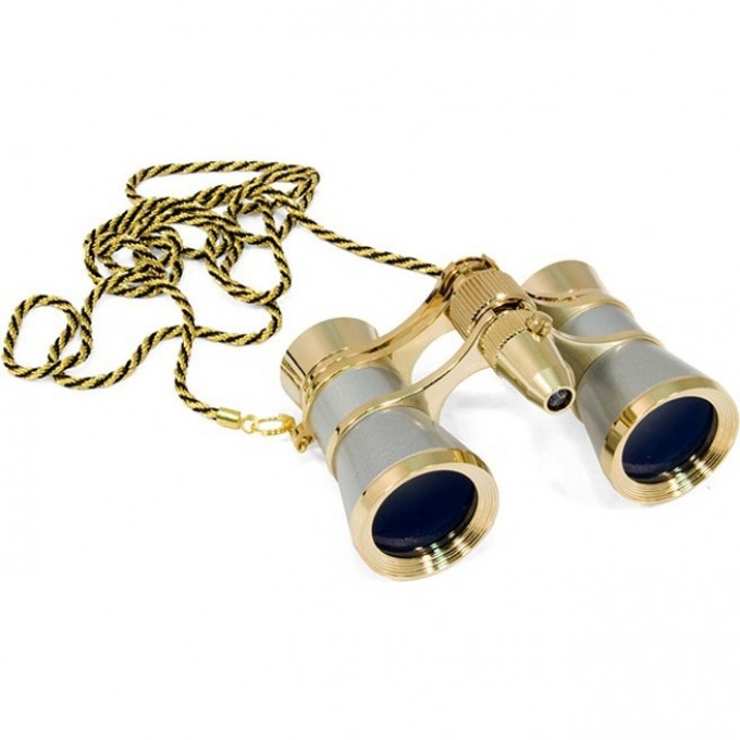 Бинокль LEVENHUK BROADWAY 325F с подсветкой и цепочкой серебряный 17781 Бинокль LEVENHUK BROADWAY 325F с подсветкой и цепочкой серебряный 17781