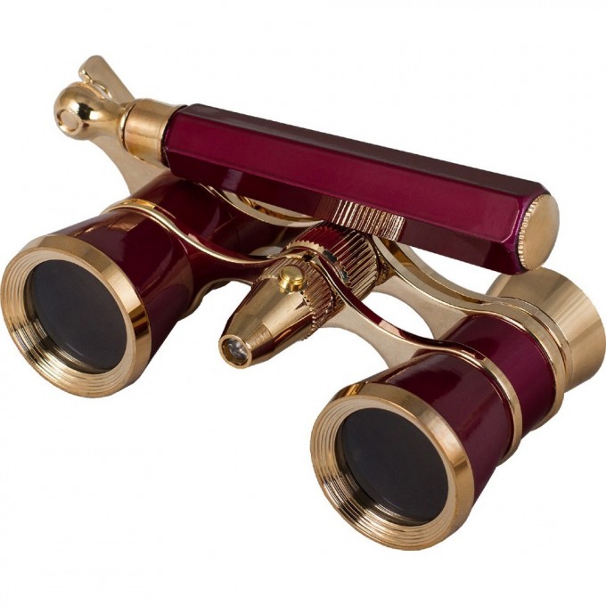 Бинокль LEVENHUK BROADWAY 325N лорнет с подсветкой красный 28820 Бинокль LEVENHUK BROADWAY 325N лорнет с подсветкой красный 28820