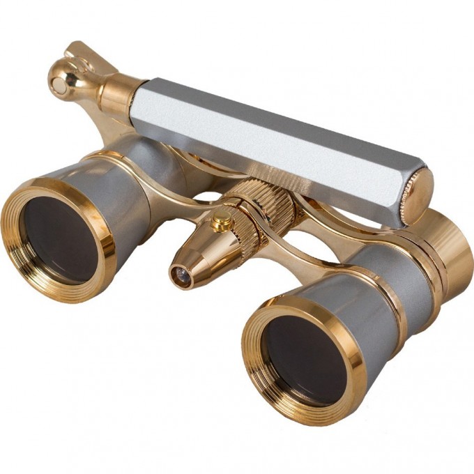 Бинокль LEVENHUK BROADWAY 325N лорнет с подсветкой серебряный 28822 Бинокль LEVENHUK BROADWAY 325N лорнет с подсветкой серебряный 28822