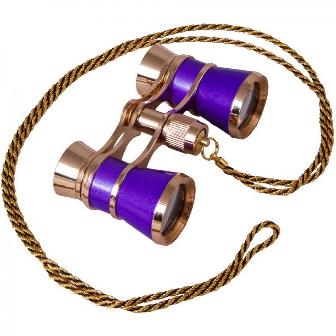 Театральный бинокль с цепочкой LEVENHUK BROADWAY 325C AMETHYST 70870 Театральный бинокль с цепочкой LEVENHUK BROADWAY 325C AMETHYST 70870