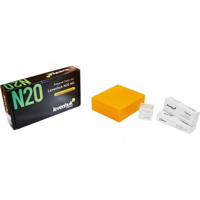 Набор готовых микропрепаратов LEVENHUK N20 NG 29277 Набор готовых микропрепаратов LEVENHUK N20 NG 29277