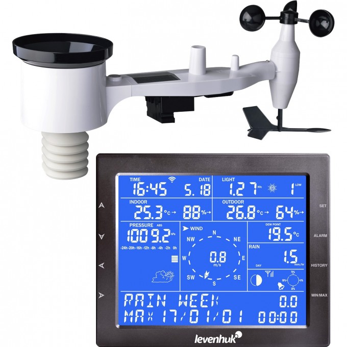 Метеостанция LEVENHUK WEZZER PRO LP330 82930 Метеостанция LEVENHUK WEZZER PRO LP330 82930