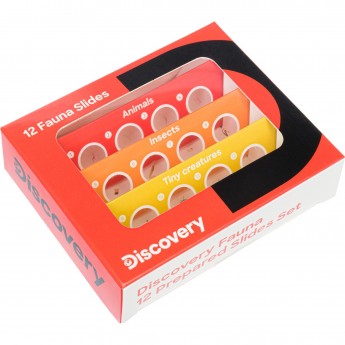 Набор микропрепаратов LEVENHUK DISCOVERY «Фауна», 12 шт. Набор микропрепаратов LEVENHUK DISCOVERY «Фауна», 12 шт.