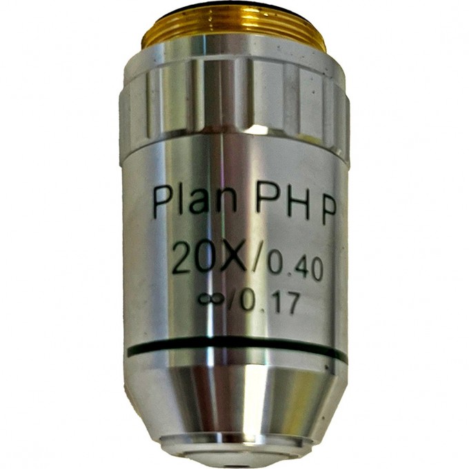 Объектив фазовый планахроматический LEVENHUK 20x/0,40, беск/0,17 82577 Объектив фазовый планахроматический LEVENHUK 20x/0,40, беск/0,17 82577