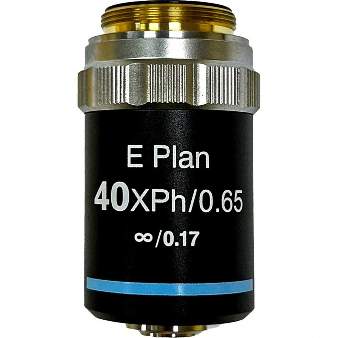 Объектив фазовый планахроматический LEVENHUK 40x/0,65, беск/0,17 82578 Объектив фазовый планахроматический LEVENHUK 40x/0,65, беск/0,17 82578