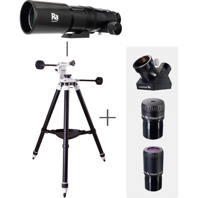 Телескоп LEVENHUK RA R66 ED DOUBLET CARBON KIT V2 82770 Телескоп LEVENHUK RA R66 ED DOUBLET CARBON KIT V2 82770