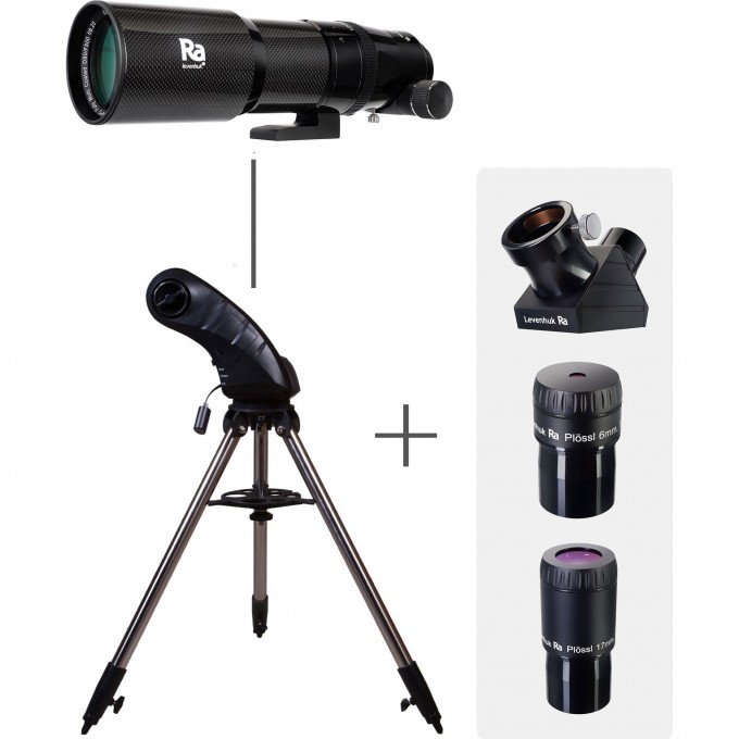 Телескоп LEVENHUK RA R80 ED DOUBLET CARBON KIT V3 82774 Телескоп LEVENHUK RA R80 ED DOUBLET CARBON KIT V3 82774