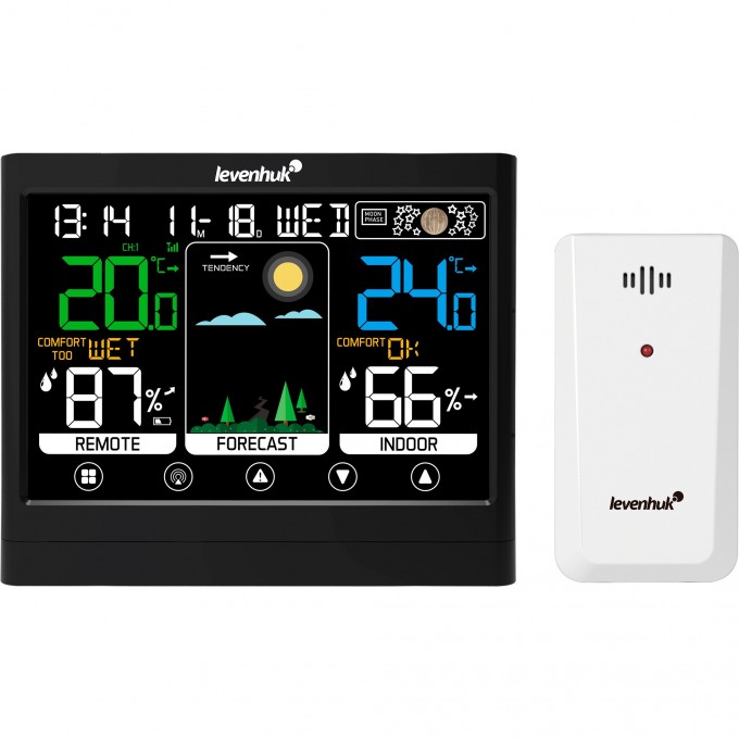 Термогигрометр LEVENHUK WEZZER TEO TH50 81389 Термогигрометр LEVENHUK WEZZER TEO TH50 81389