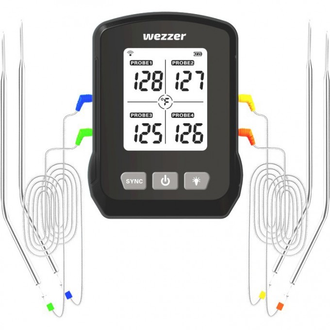 Термометр кулинарный LEVENHUK WEZZER COOK MT90 81397 Термометр кулинарный LEVENHUK WEZZER COOK MT90 81397